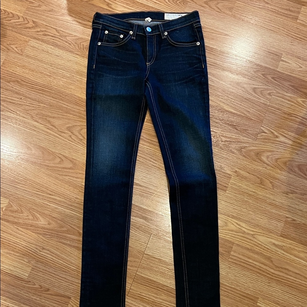 rag & bone Deep Indigo Skinny Jeans